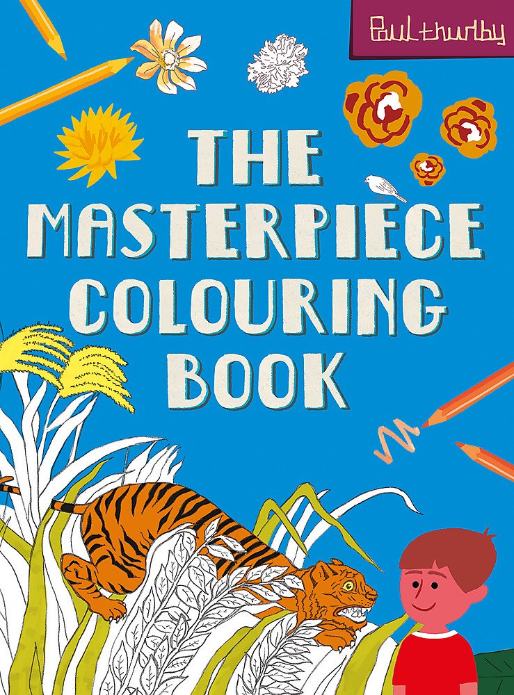 The Masterpiece Colouring Book by Paul Thurlby Mansion Street